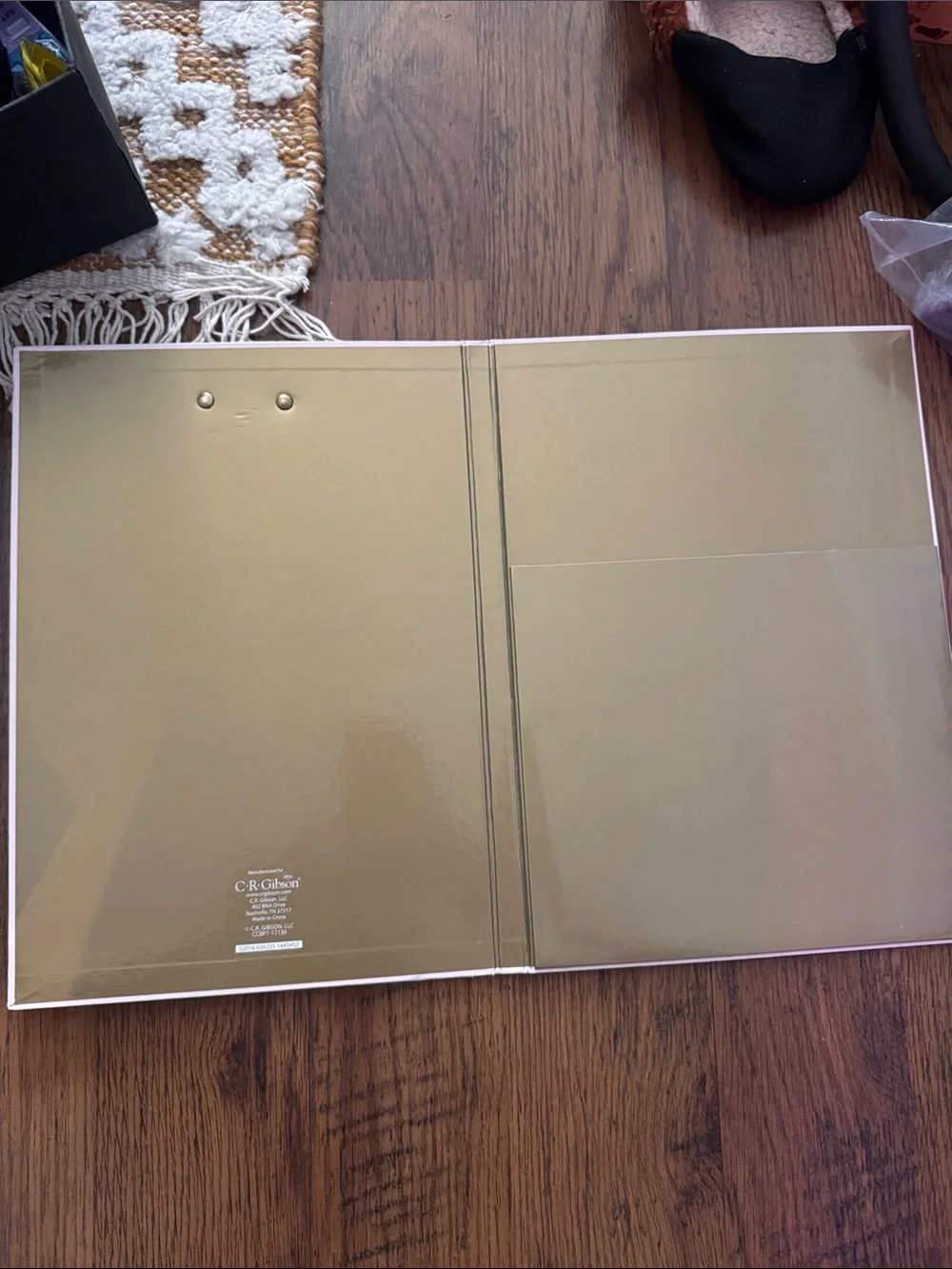 Pink Inspirational Clipboard with Gold Text - Home Office C1.B.3L